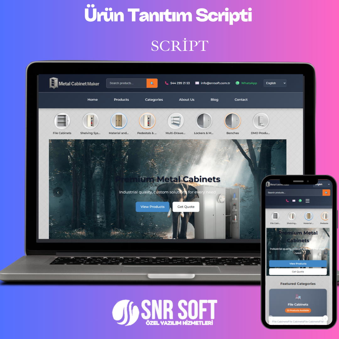 Ürün Tanıtım Scripti